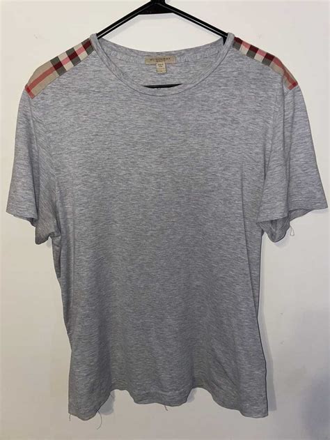 burberry white cotton nova check shoulder t-shirt|Burberry Limited.